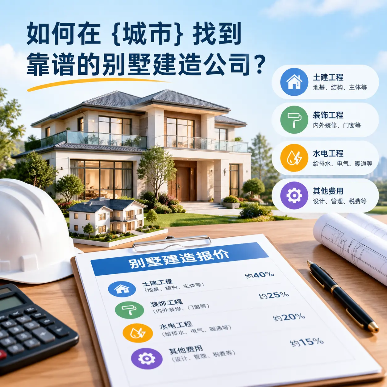如何在 赫章 找到靠谱的别墅建造公司？