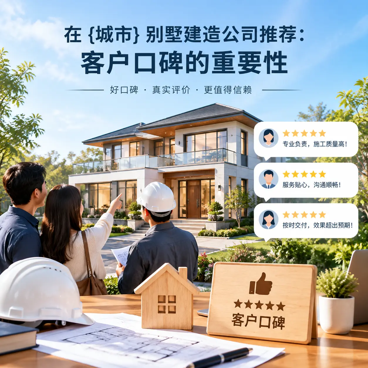 在 赫章 别墅建造公司推荐：客户口碑的重要性