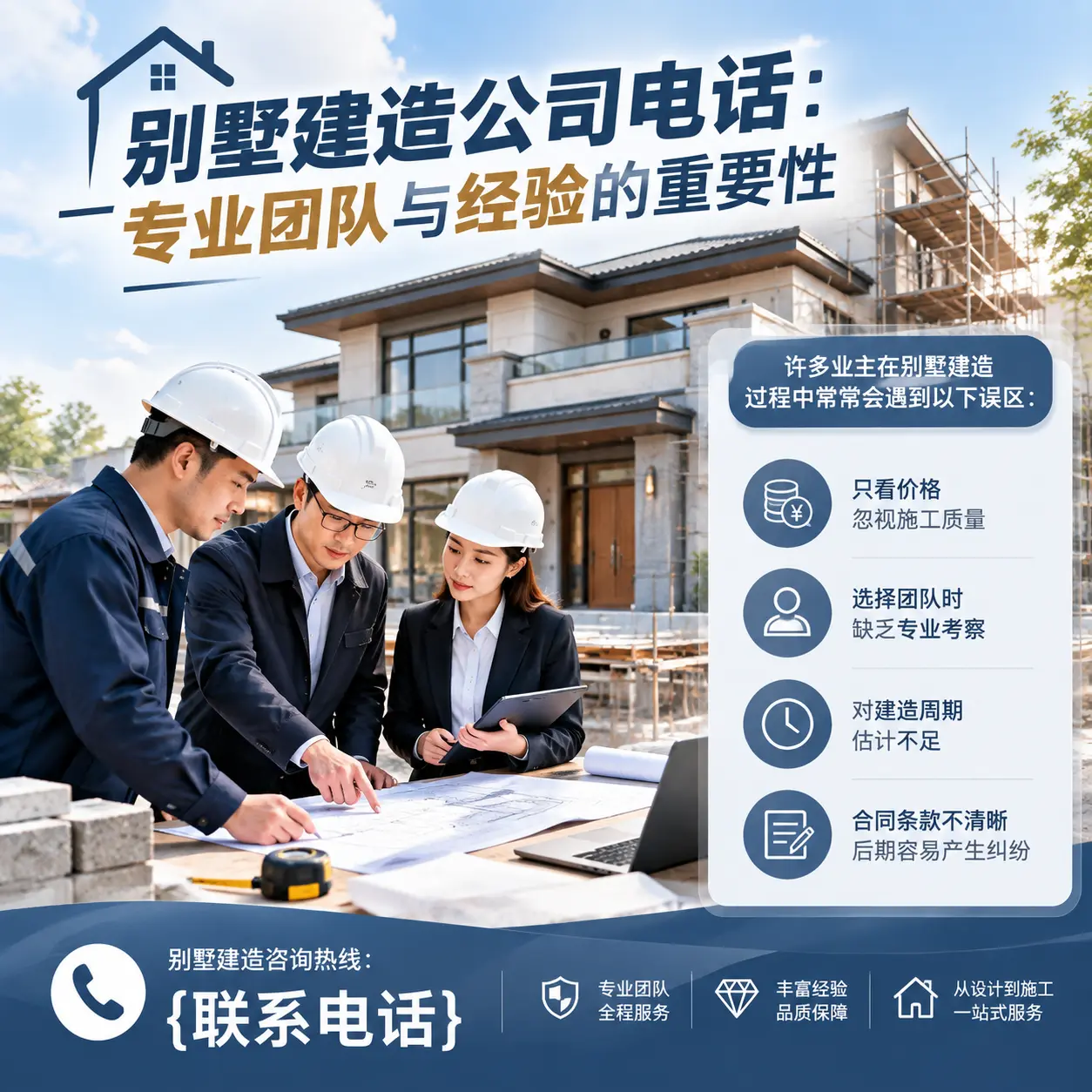 赫章别墅建造公司电话：专业团队与经验的重要性