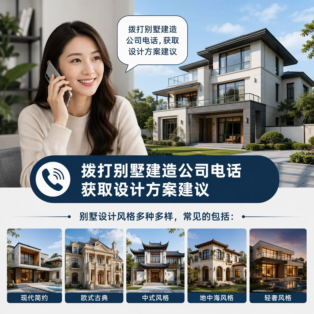 拨打赫章别墅建造公司电话，获取设计方案建议