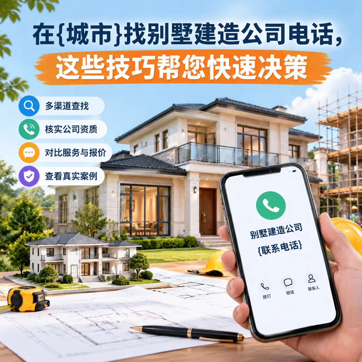 在赫章找别墅建造公司电话，这些技巧帮您快速决策