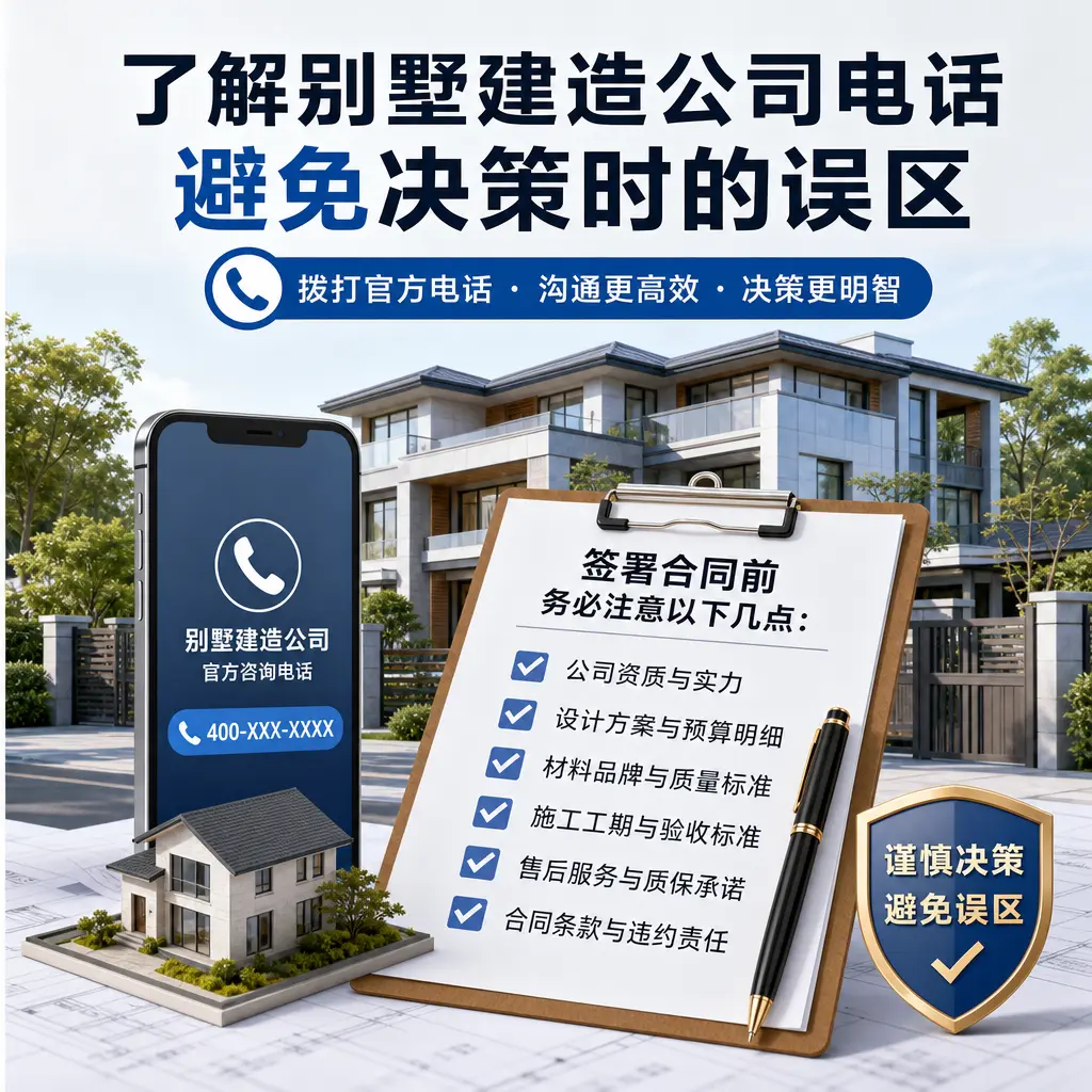 了解别墅建造公司电话,避免决策时的误区
